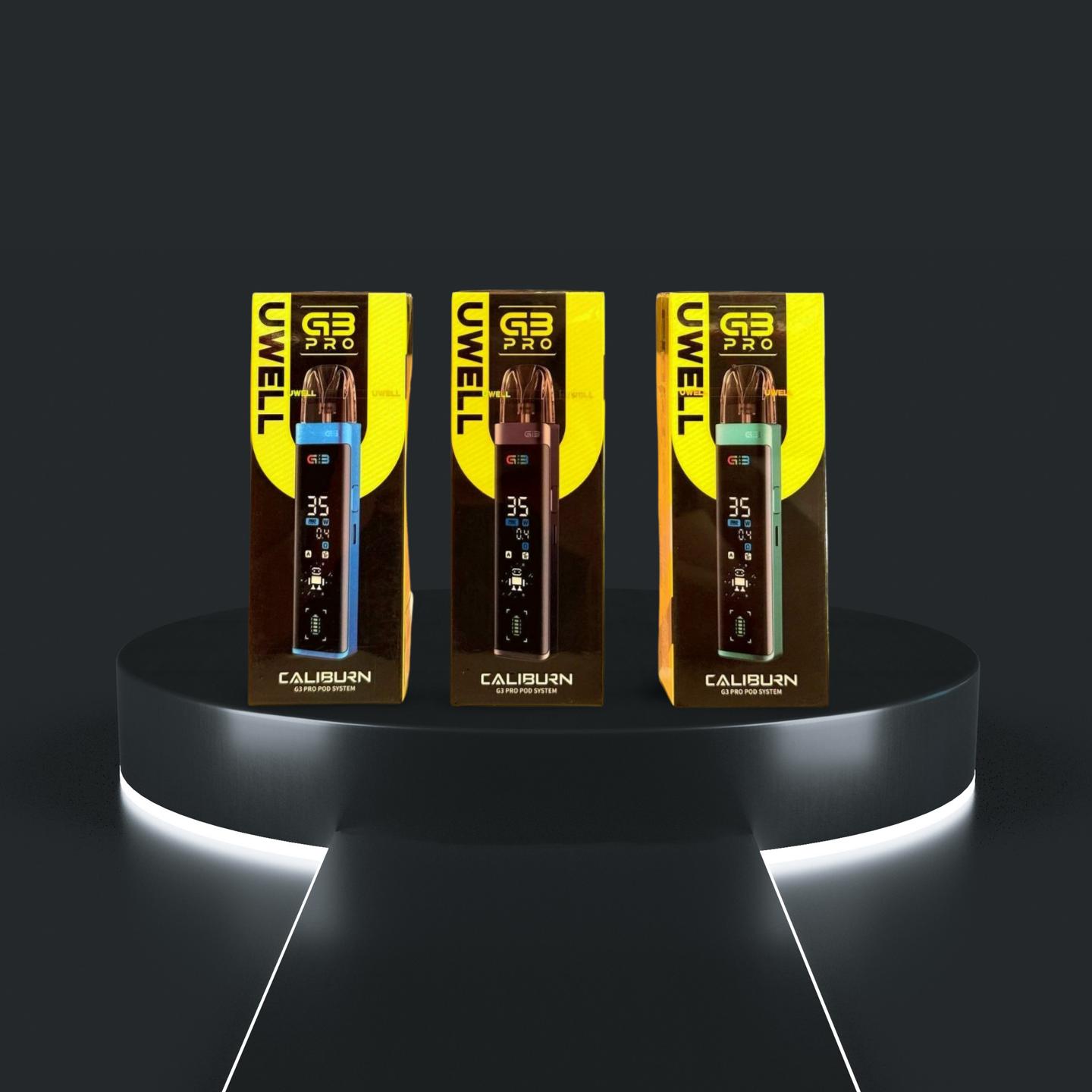 Order Uwell Caliburn G3 Pro Pod Kit with fast UAE delivery from Crown Vape Authentic Uwell Caliburn G3 Pro Pod Kit for sale in Dubai UAE at Crown Vape